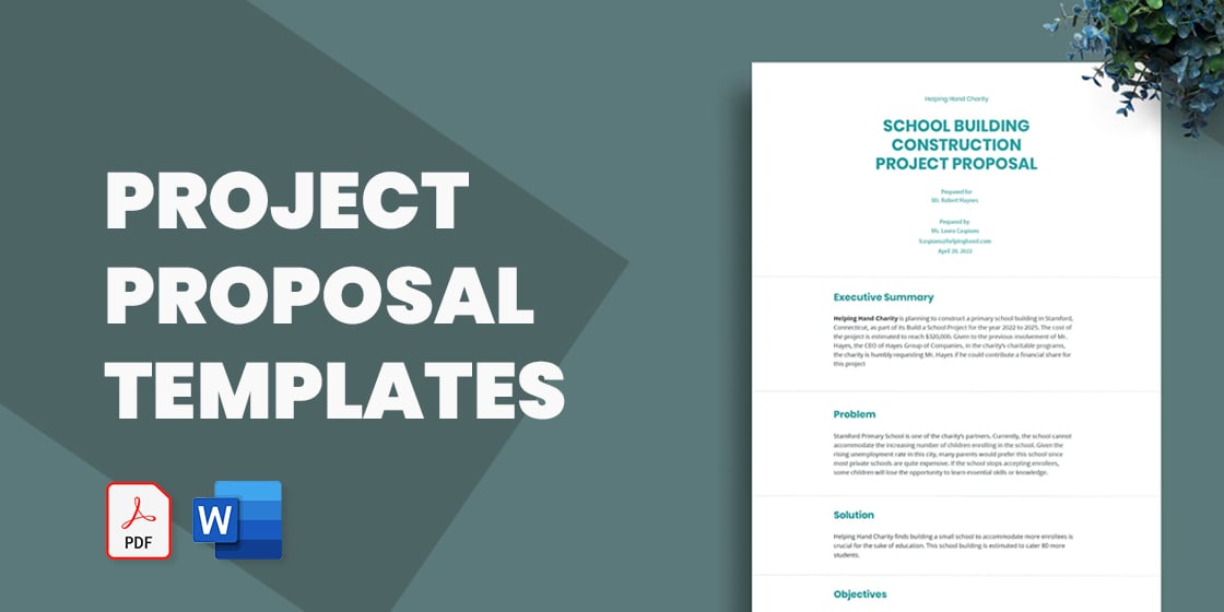 project proposal templates – doc pdf