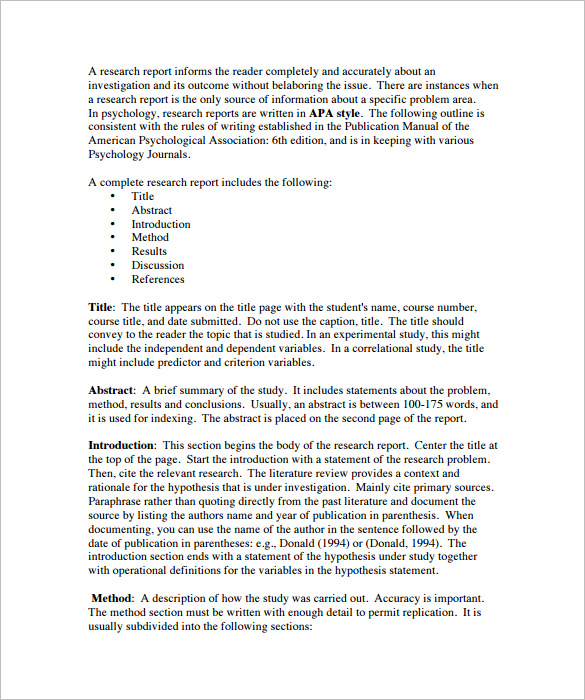 research literature review outline template format