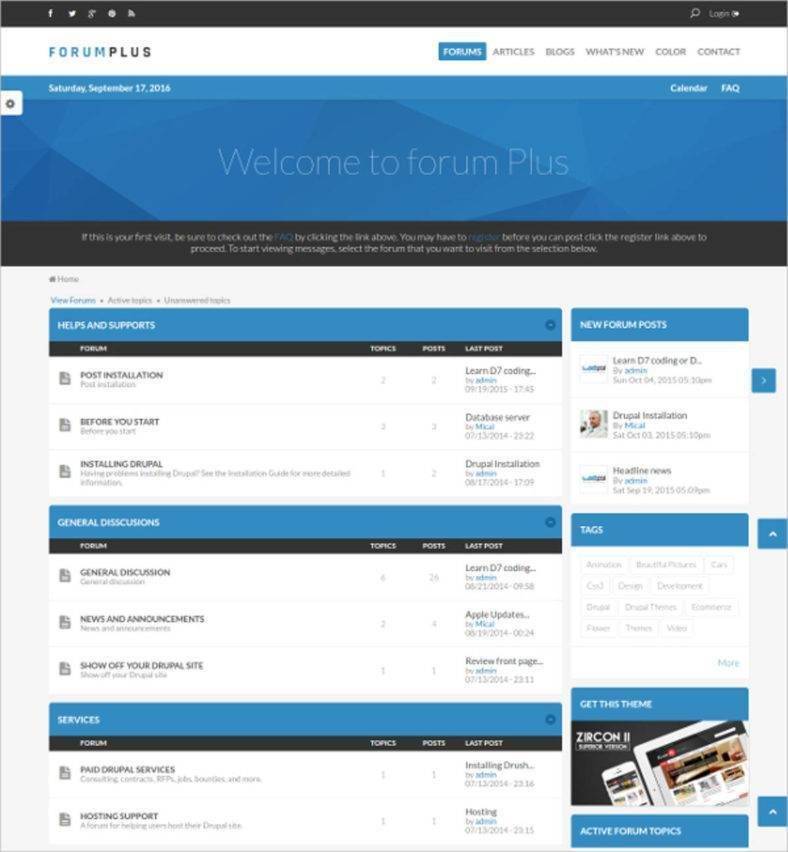 Forum Templates & Themes | Free & Premium