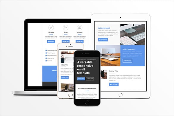 responsive gmail email template