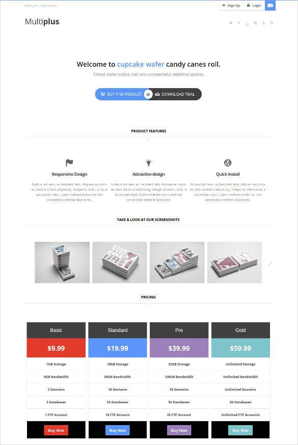 responsive multipurpose foundation landing page te