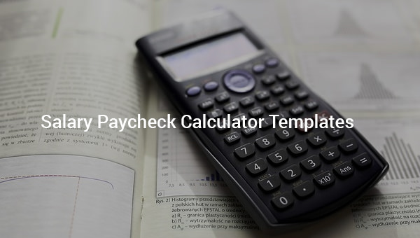 salary paycheck calculator templates