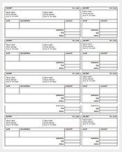 sales receipt template for ms word