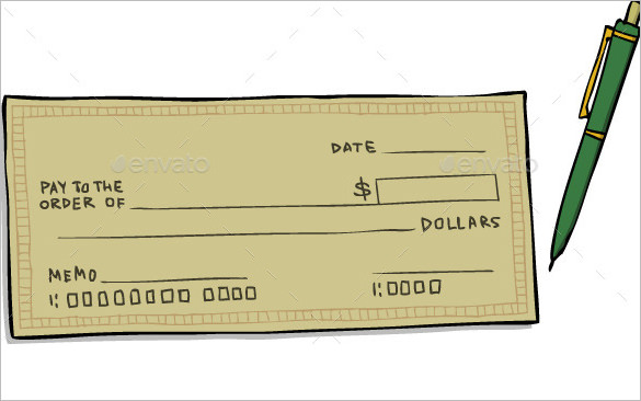 Blank Check Template – 30+ Free Word, PSD, PDF & Vector Formats