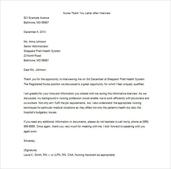 Thank You Letter After Phone Interview - 17+ Free Sample, Example 