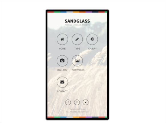 sandglass mobile