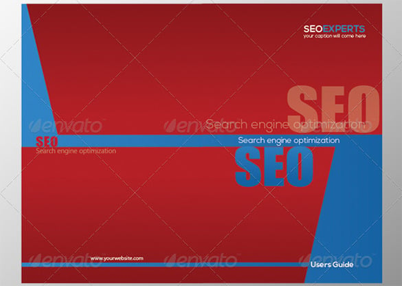 seo brochure design template