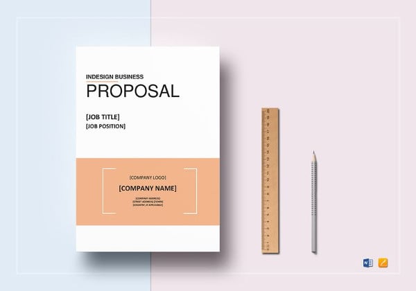 simple indesign business proposal template