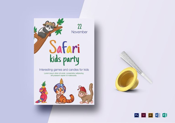 simple-safari-jungle-kid-birthday-flyer