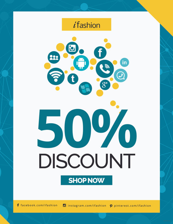 social-media-discount-flyer-template
