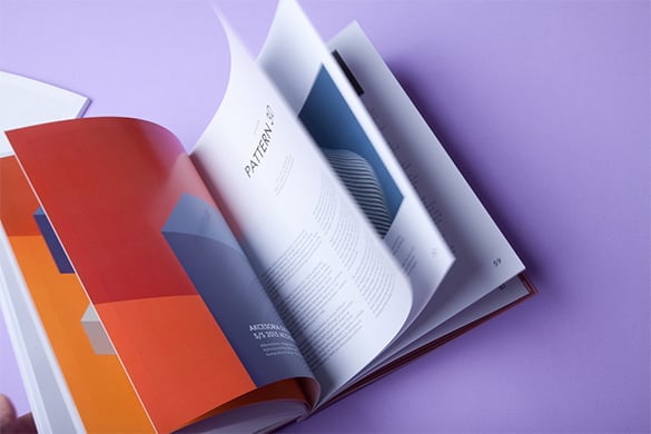 solar magazine modern brochure graphic design