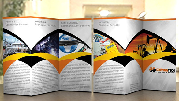 solving tech corporate brochure template