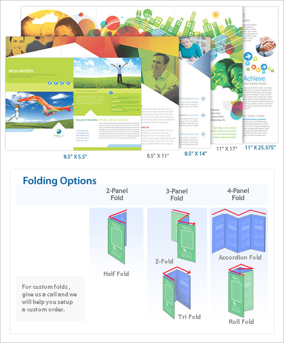 17+ Awsome Brochure Sizes And PSD Design Examples