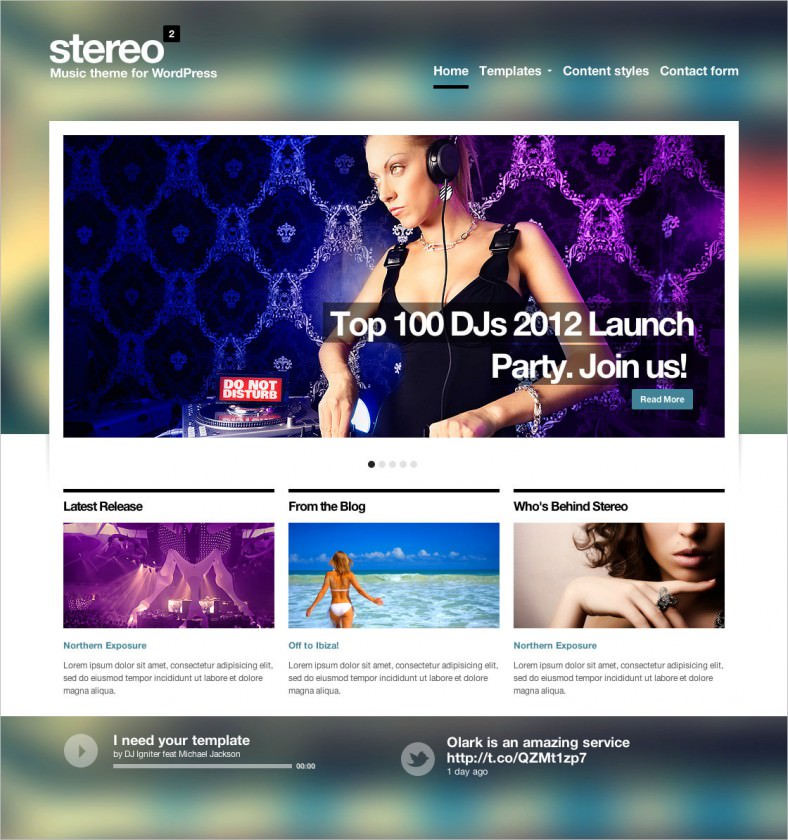 20+ Amazing DJ HTML Templates & Themes