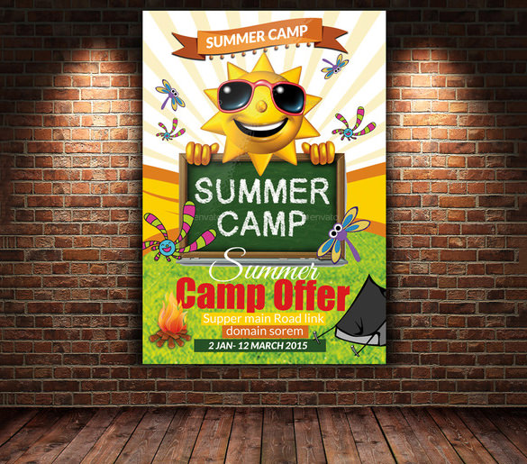 51 Summer Camp Flyer Templates PSD EPS InDesign Word