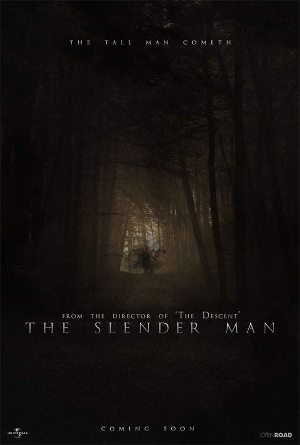the slender man movie poster design template