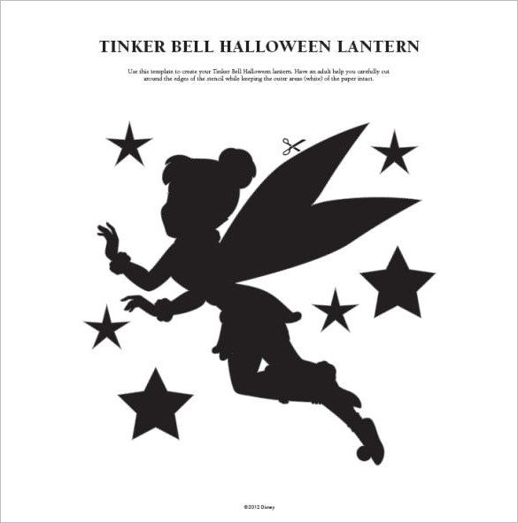 16 Printable Tinkerbell Pumpkin Templates Designs 