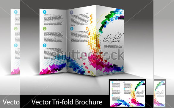 tri fold brochure design template