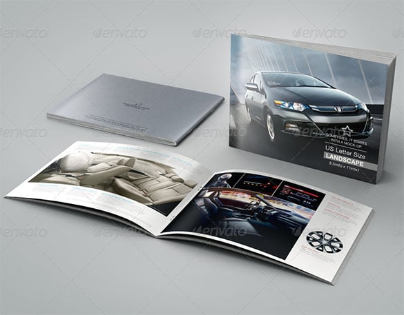 us letter size business brochure printing