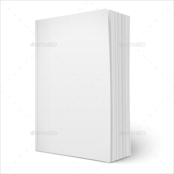 vertical blank brochure template