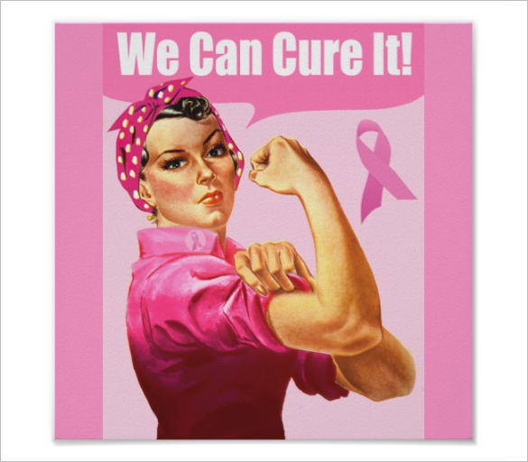 we can do it pink colour poster