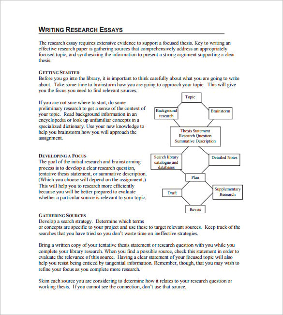 writing research essey outline template in pdf