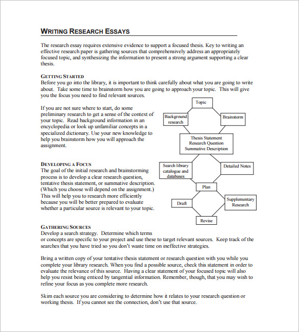 8 Research Outline Templates Pdf Doc Free Premium