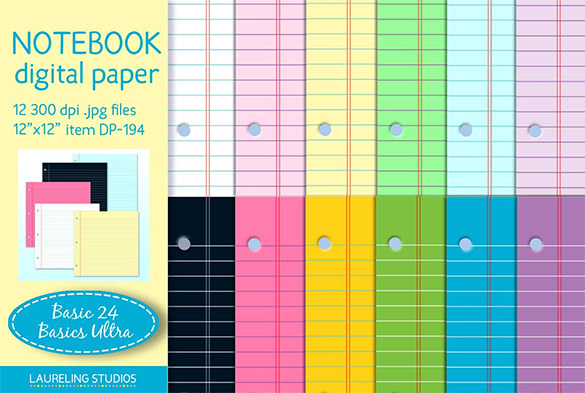 10+ Notebook Paper Templates - EPS, PDF | Free & Premium Templates