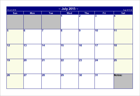 40+ Microsoft Calendar Templates - Free Word, Excel Documents | Free ...