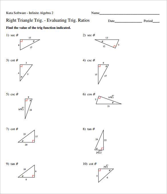8+ College Algebra Worksheet Templates - DOC, PDF