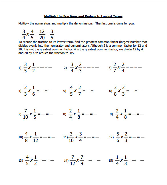 Cross Multiplication Worksheet 6th Grade