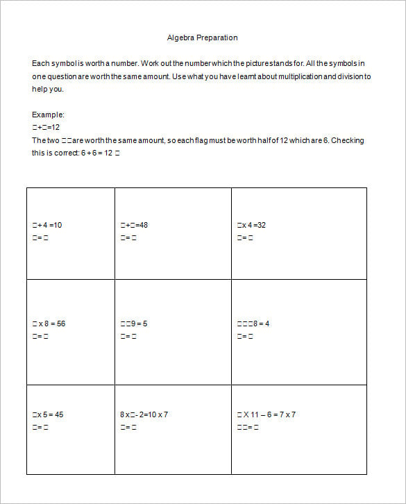 free-algebra-worksheets1