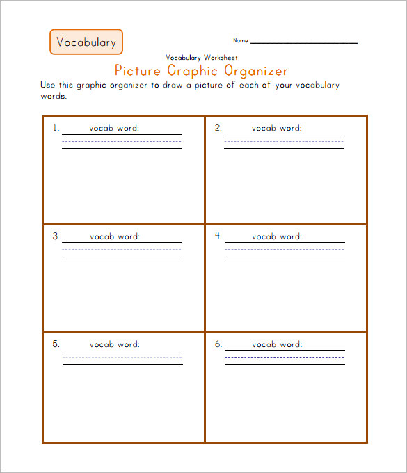 12+ Blank Vocabulary Worksheet Templates - Word, PDF