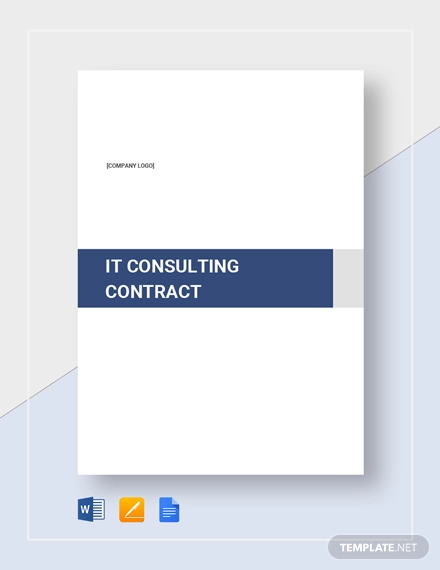 it consulting contract