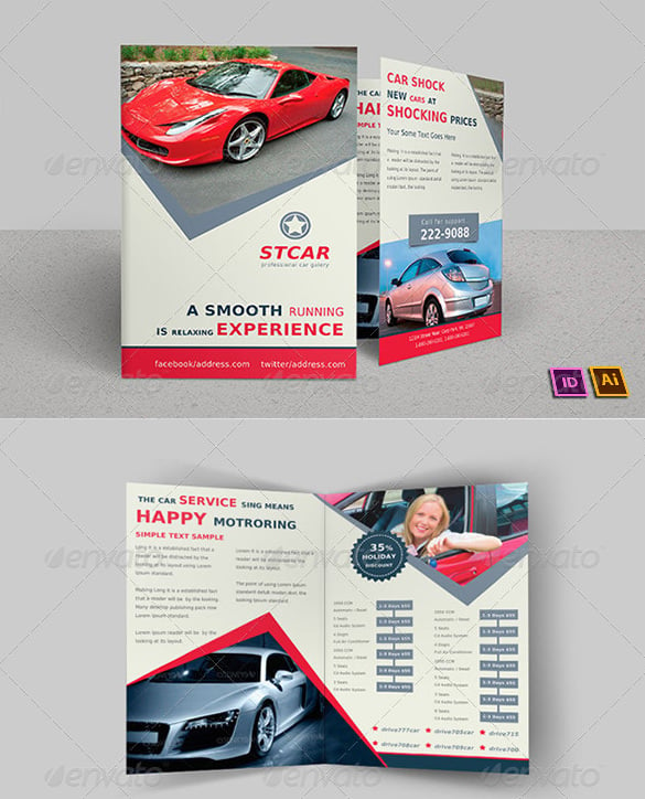 18  Old Car Brochures Word PDF PSD EPS InDesign Free Premium