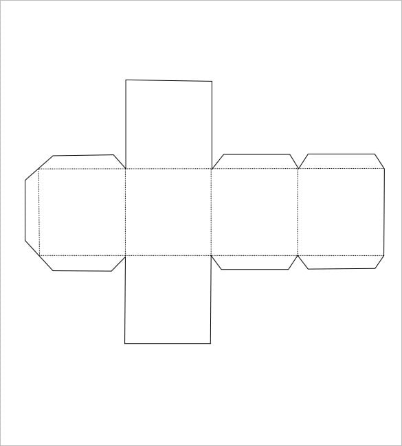 Pattern Printable Square Box Template PDF Template
