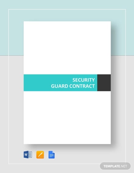 security contract