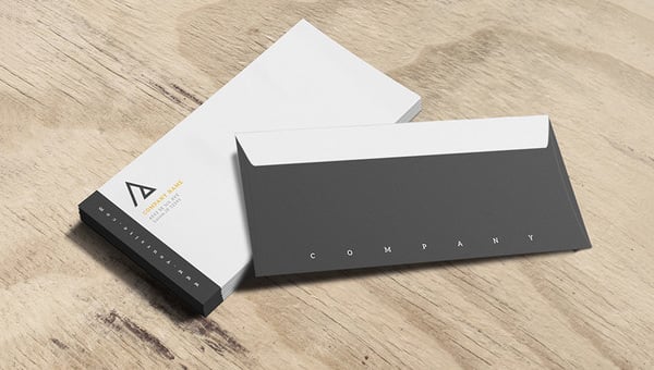business envelope template