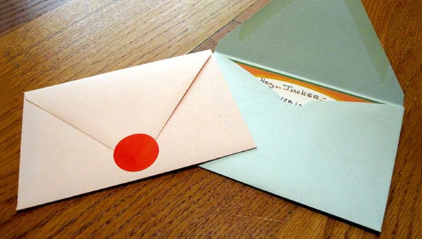 a7 envelope address template