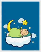 Sleeping-Baby-4×6-Envelope-Template