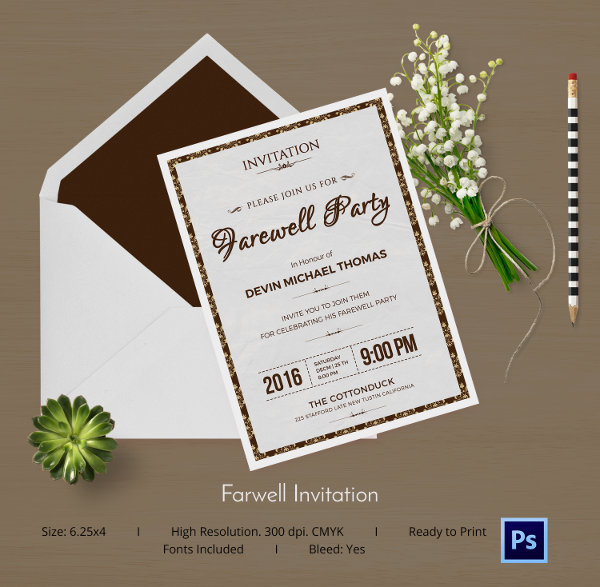 Farewell Invitations For Students 6