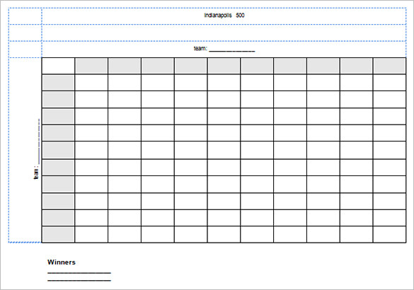 Printable NFL Score It Football Office Pool