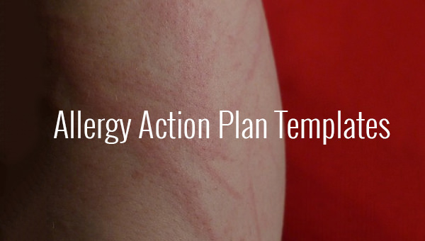 allergy action plan templates allergy action plan templates
