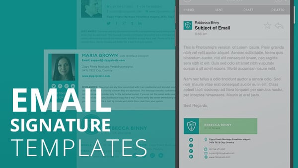 51+ Email Signature Designs & Templates - PSD, EPS