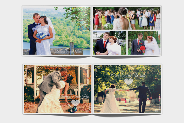 wedding album psd