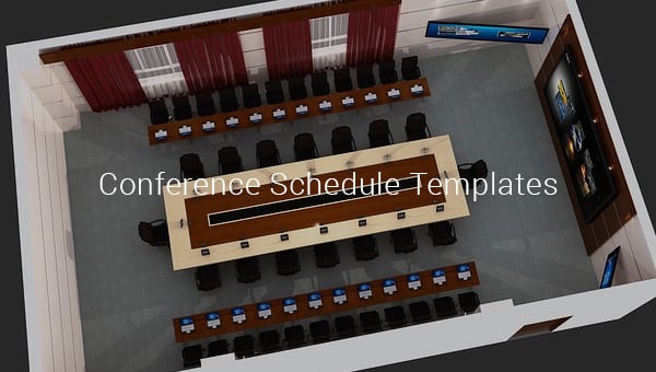 conference schedule templates