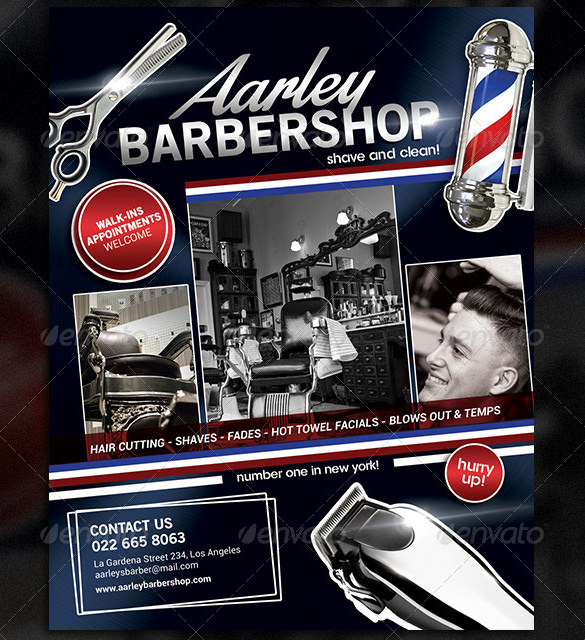 FREE Barber Shop Promotion Template - Download in Word