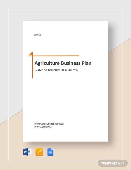 agricultural business plan template