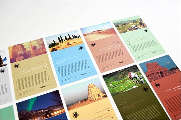 astray travel brochure design