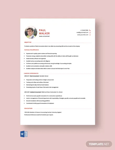 48+ Blank Resume Templates - DOC, PDF